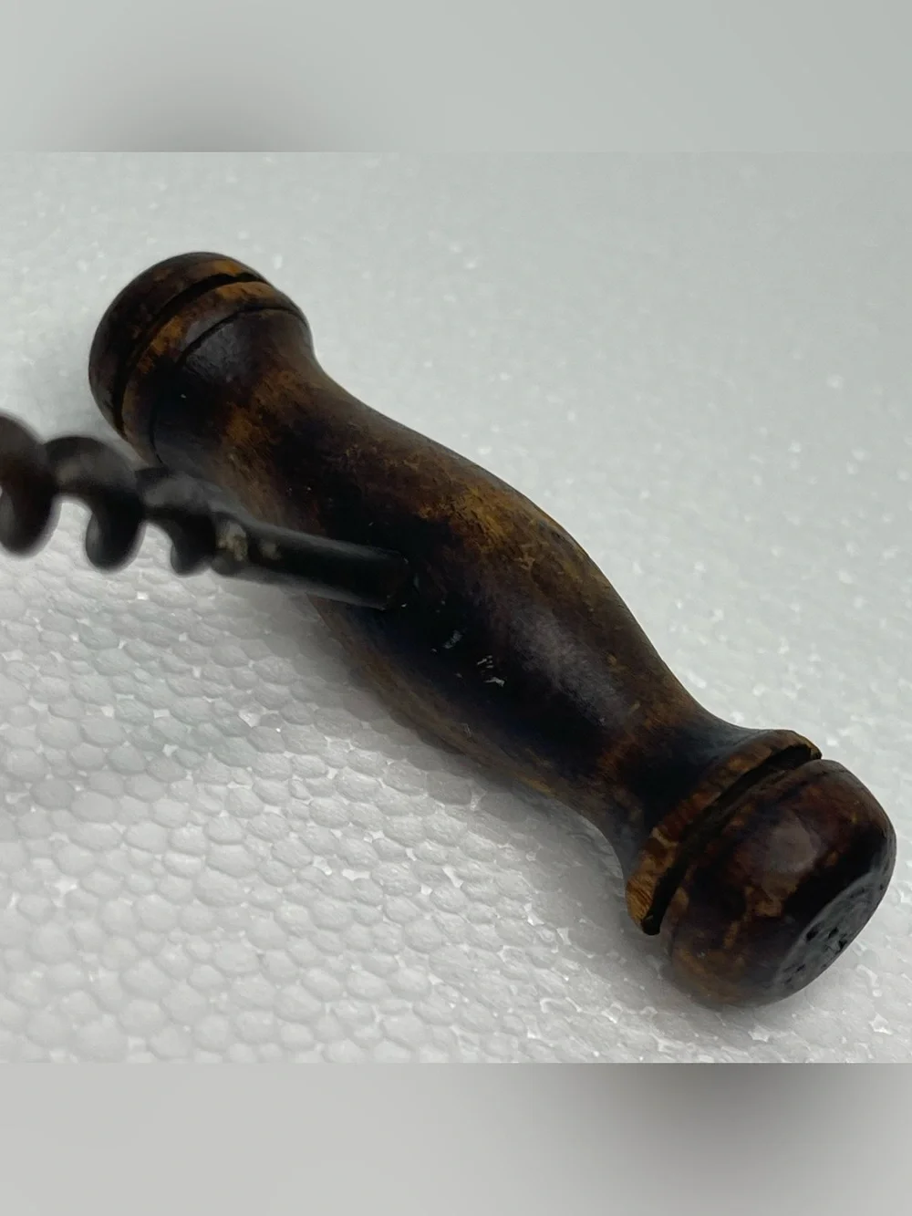 Wood Handle Corkscrew - Brown & Black